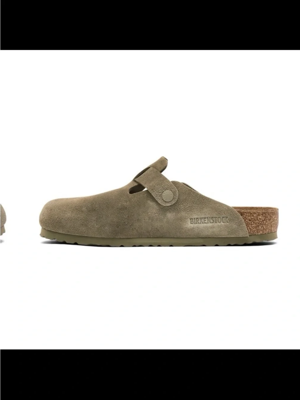 NWB Birkenstock men’s Boston suede leather casual clogs olive green size 11-11.5